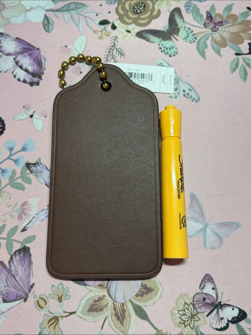 Coach XL Maple Hangtag